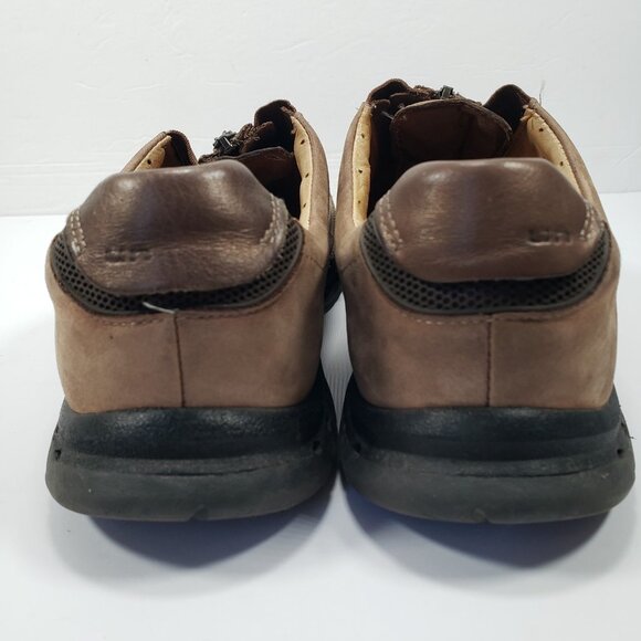 Clarks Unstructured Shoes Men's 8M Zip Slip On Casual Brown Beige - Picture 5 of 8